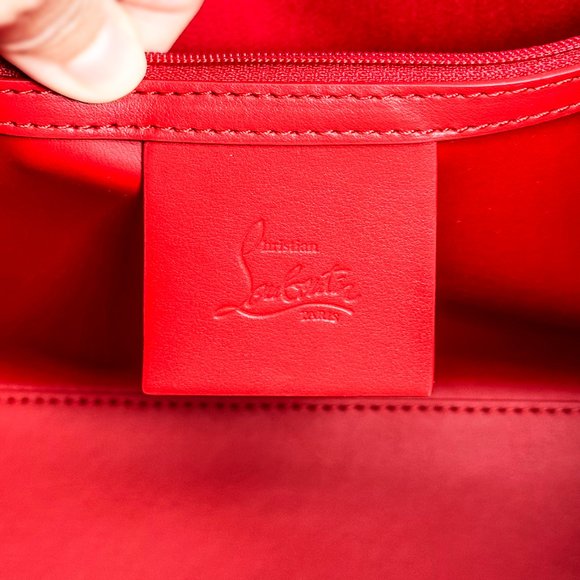 Christian Louboutin Medium Paloma Studs Leather Satchel Bag - Picture 7 of 8